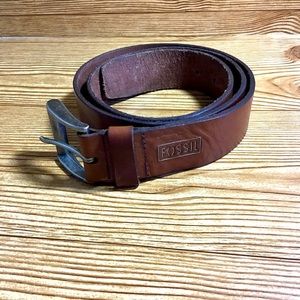 Fossil leather belt size 40